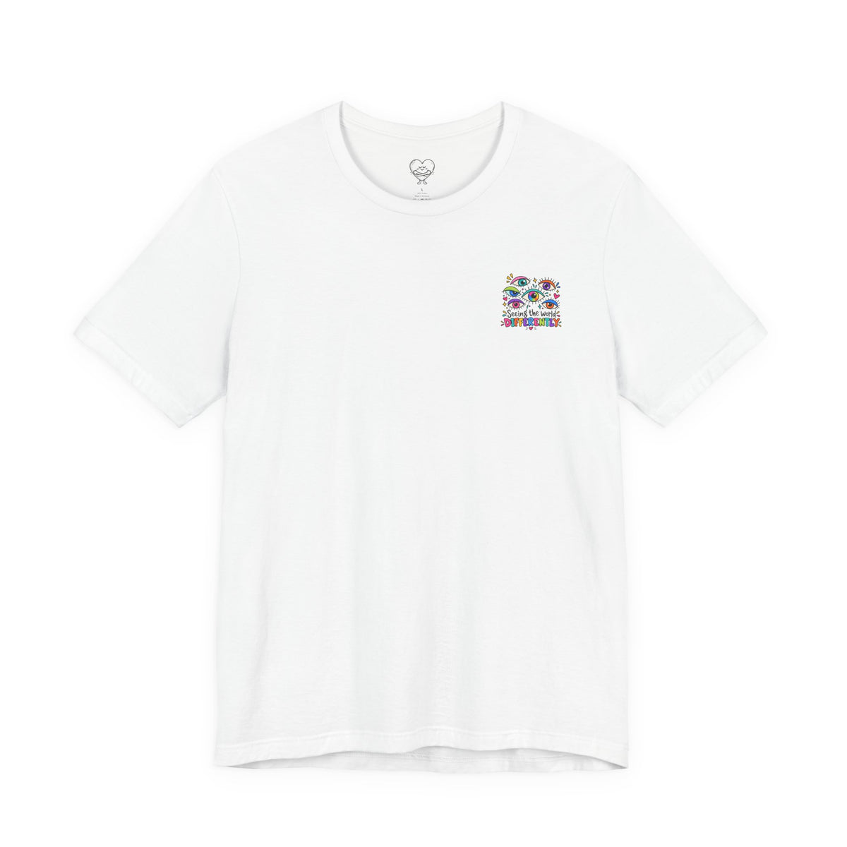 Adult Unisex "Seeing the World Differently" Eye Art T-Shirt