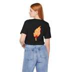 Adult Unisex "Let Your ADHD Shine" Flame Graphic T-Shirt