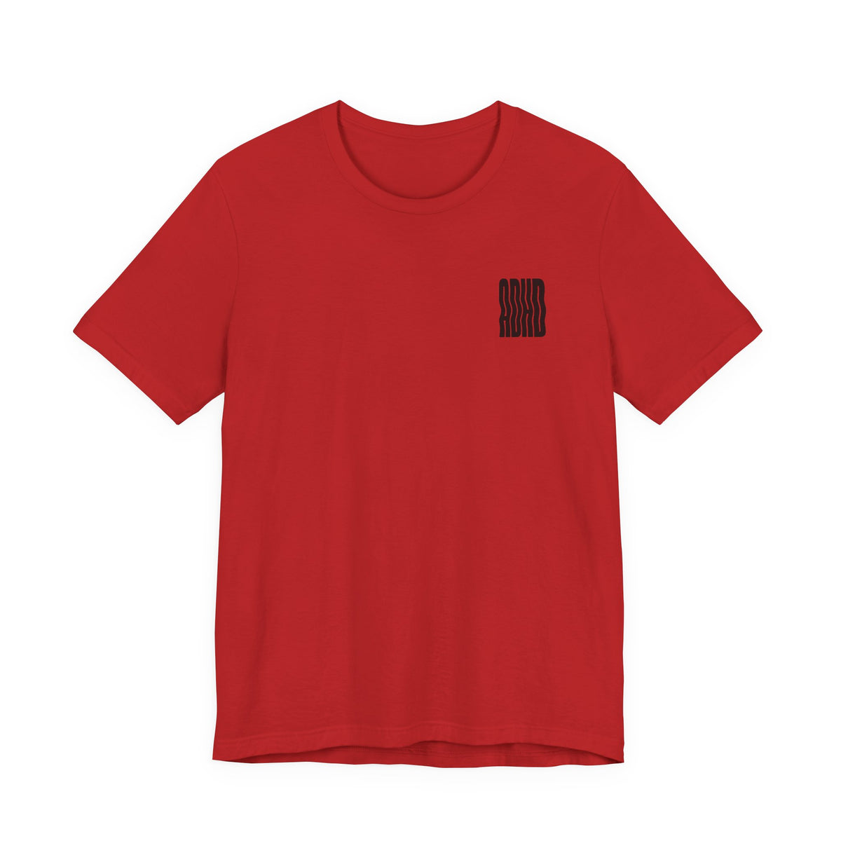 Adult Unisex abstract "ADHD' Wavy Letter Graphic T-Shirt