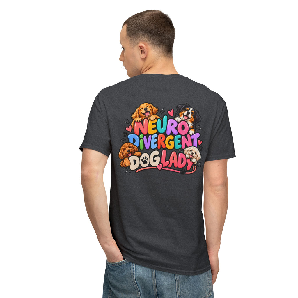Adult Unisex "Neurodivergent Dog Lady" Graphic T-Shirt