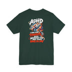 Adult Unisex ADHD Brain T-Shirt, Funny Neurodivergent Typography