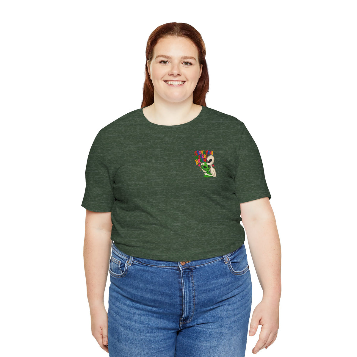Adult Unisex "I Love Your Weird Brain" Alien T-Shirt