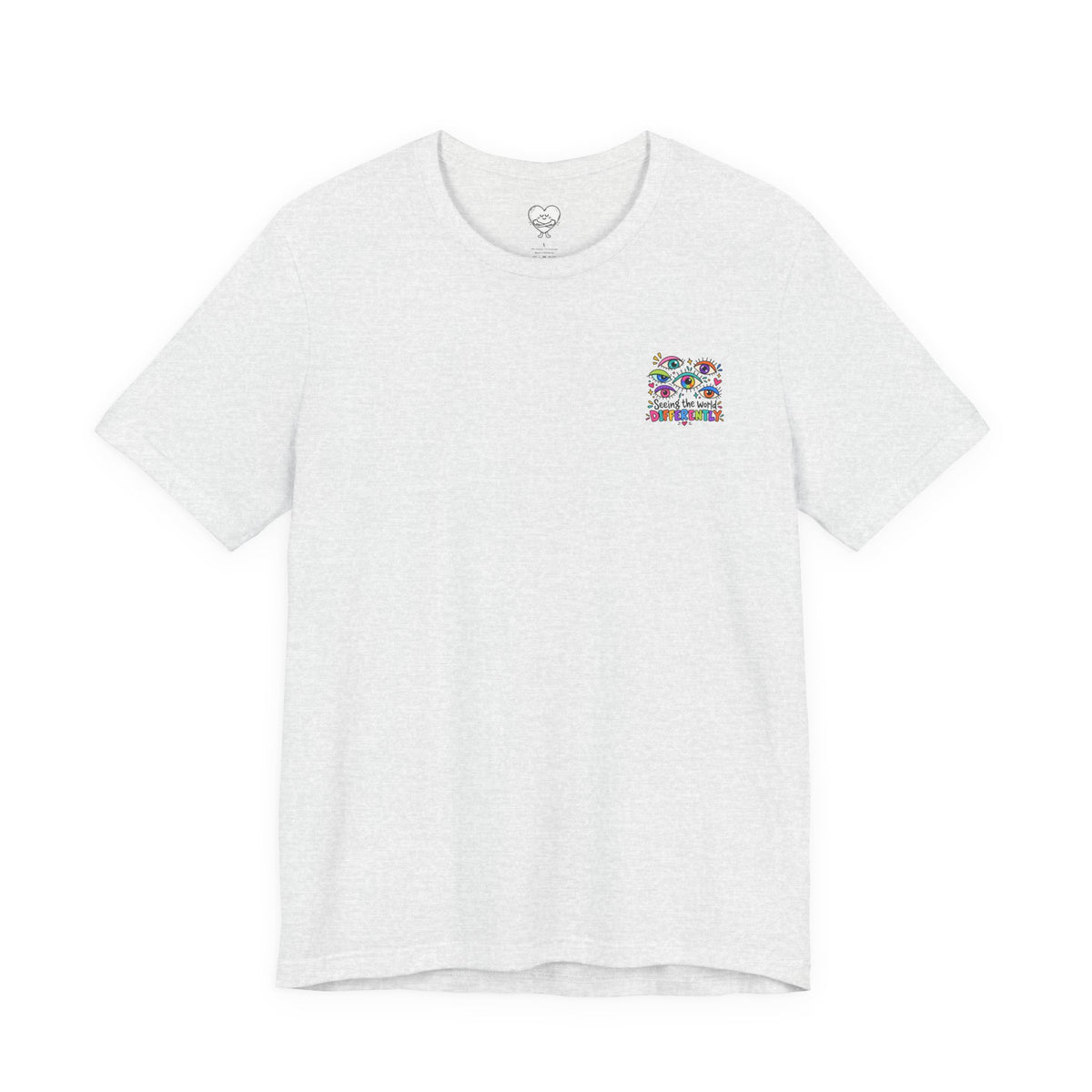 Adult Unisex "Seeing the World Differently" Eye Art T-Shirt
