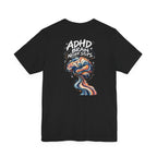 Adult Unisex "ADHD Brain Never Stops" Graphic T-Shirt