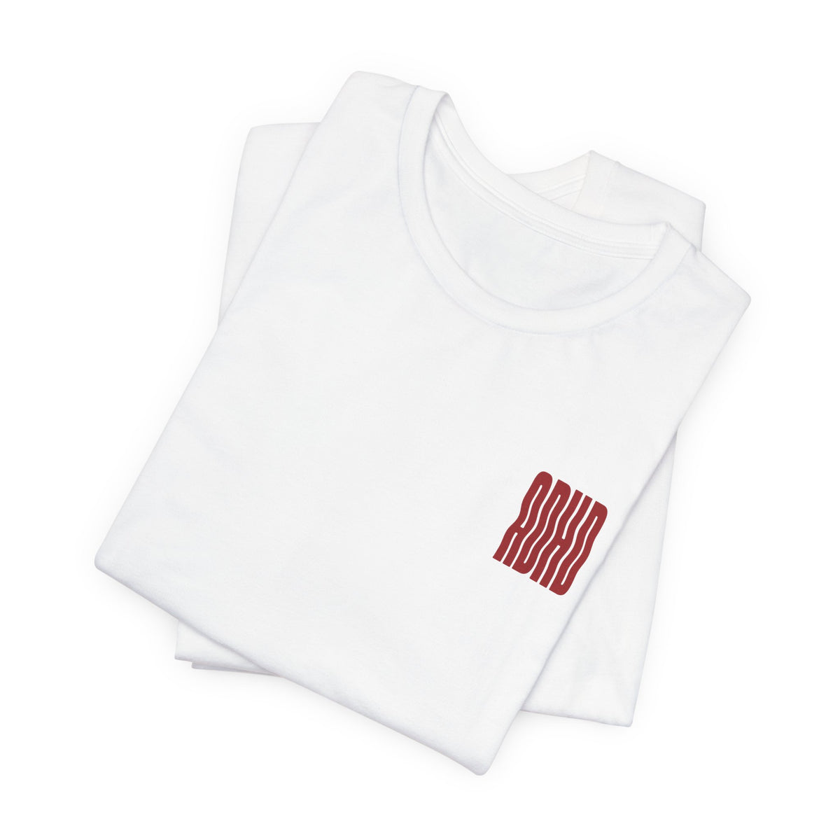 Adult Unisex abstract "ADHD' Wavy Letter Graphic T-Shirt