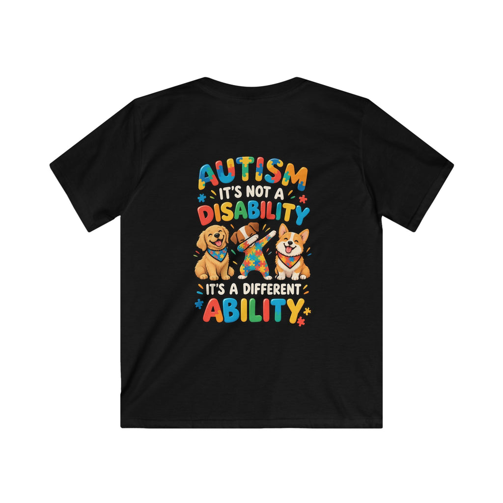 Kids Unisex "Autism Is Not a Disability" Graphic Tee