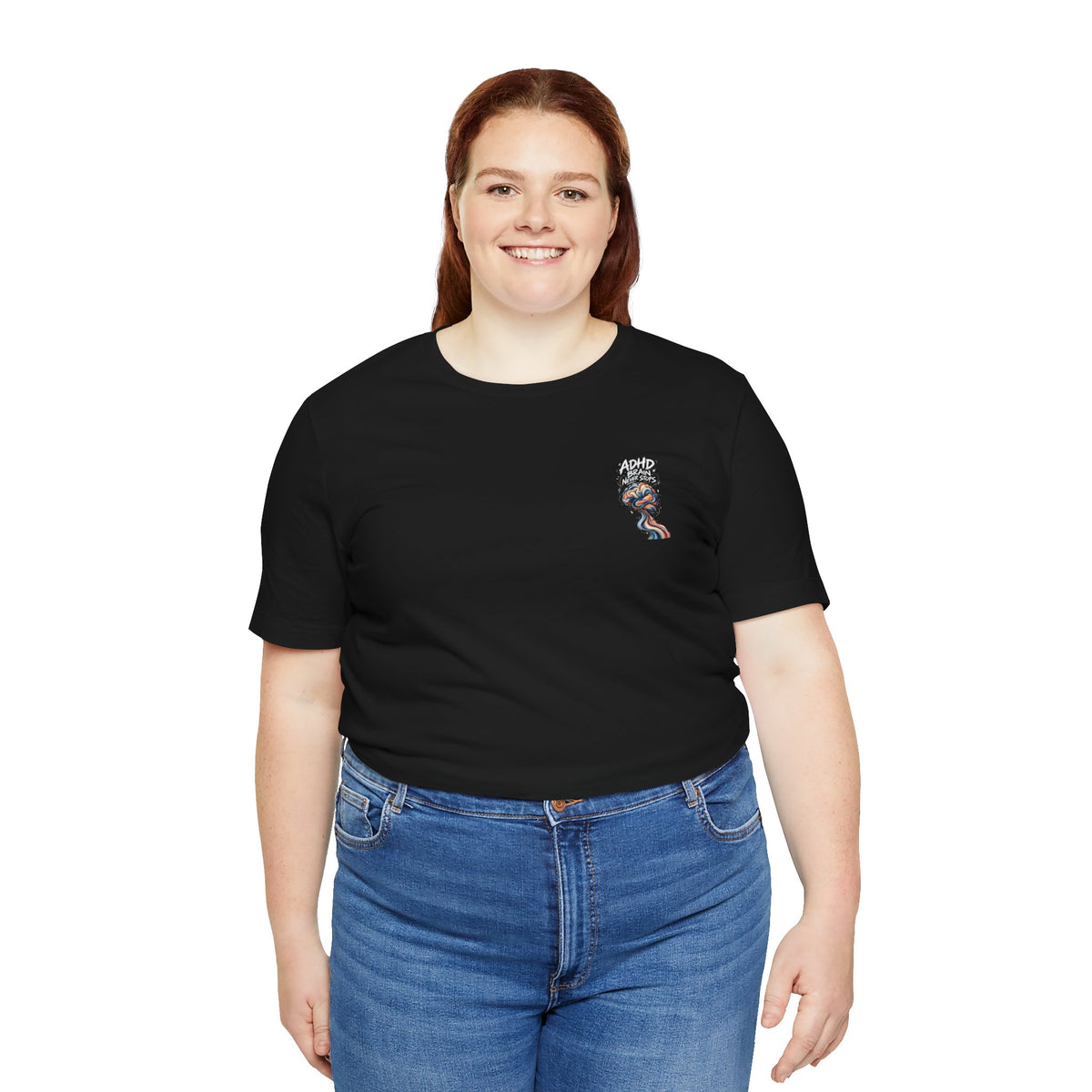 Adult Unisex "ADHD Brain Never Stops" Graphic T-Shirt
