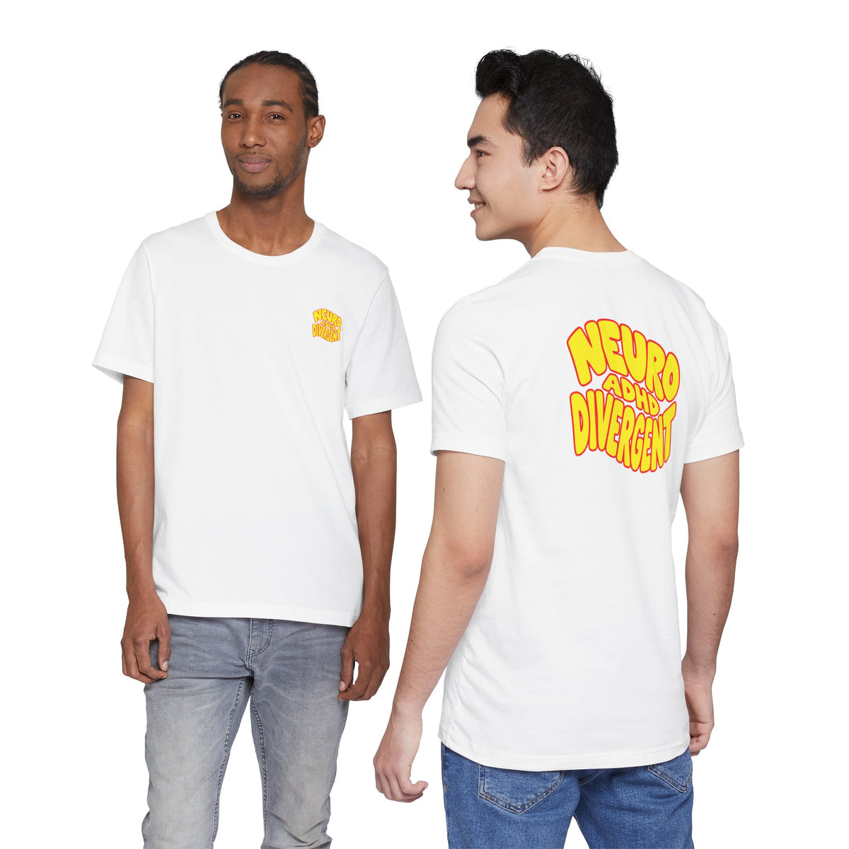 Adult Unisex "Neurodivergent" Typography T-Shirt