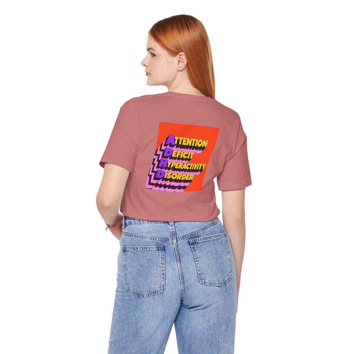 Adult Unisex ADHD Attention Deficit Hyperactivity Disorder Awareness T-Shirt