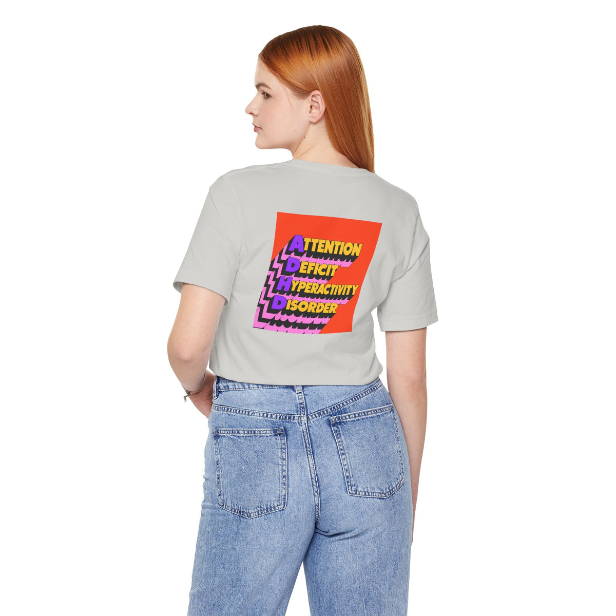 Adult Unisex ADHD Attention Deficit Hyperactivity Disorder Awareness T-Shirt