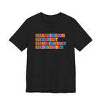 Adult Unisex "ADHD Attention Deficit Hyperactivity Disorder" Text Tee