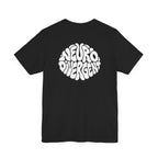Adult Unisex "Neurodivergent" Brain Graphic T-Shirt, Neurodiversity Awareness
