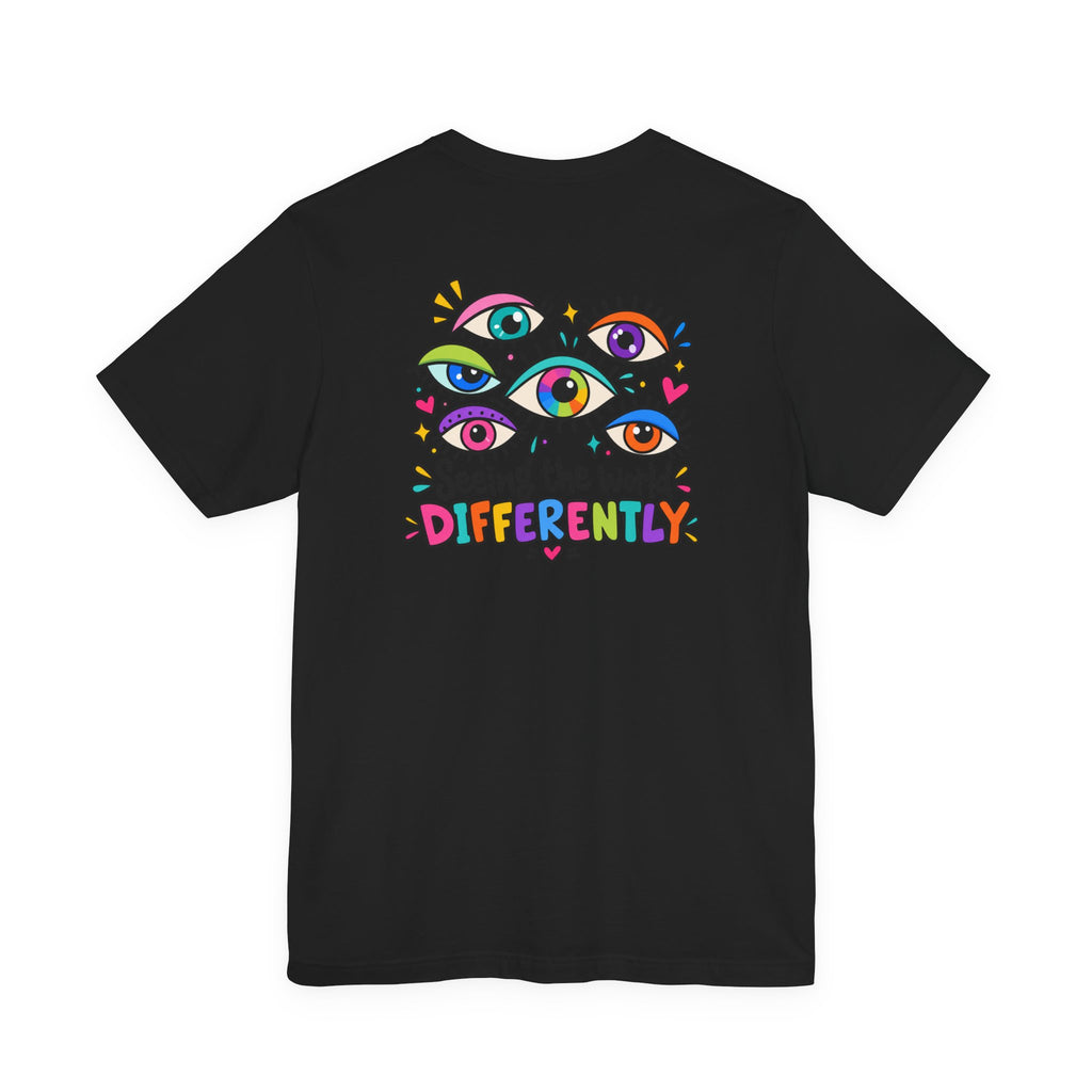 Adult Unisex "Seeing the World Differently" Eye Art T-Shirt