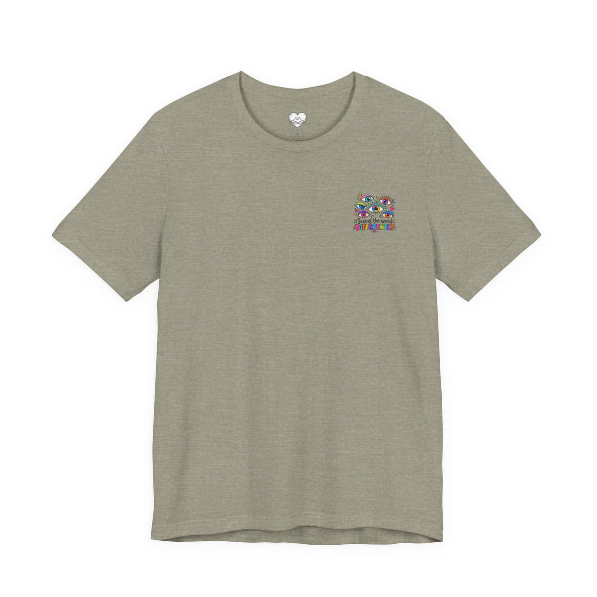 Adult Unisex "Seeing the World Differently" Eye Art T-Shirt