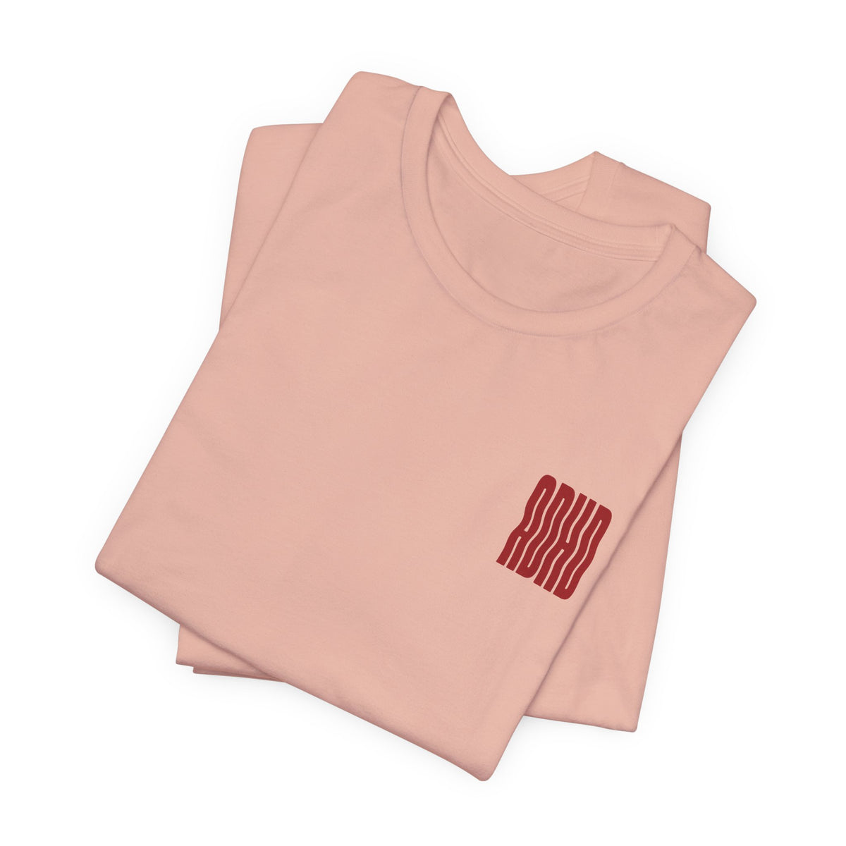 Adult Unisex abstract "ADHD' Wavy Letter Graphic T-Shirt