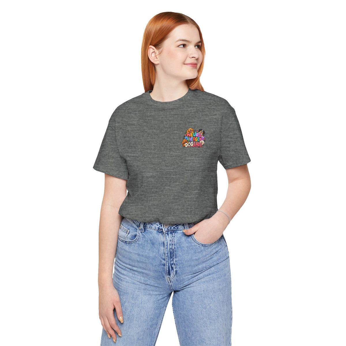 Adult Unisex "Neurodivergent Dog Lady" Graphic T-Shirt