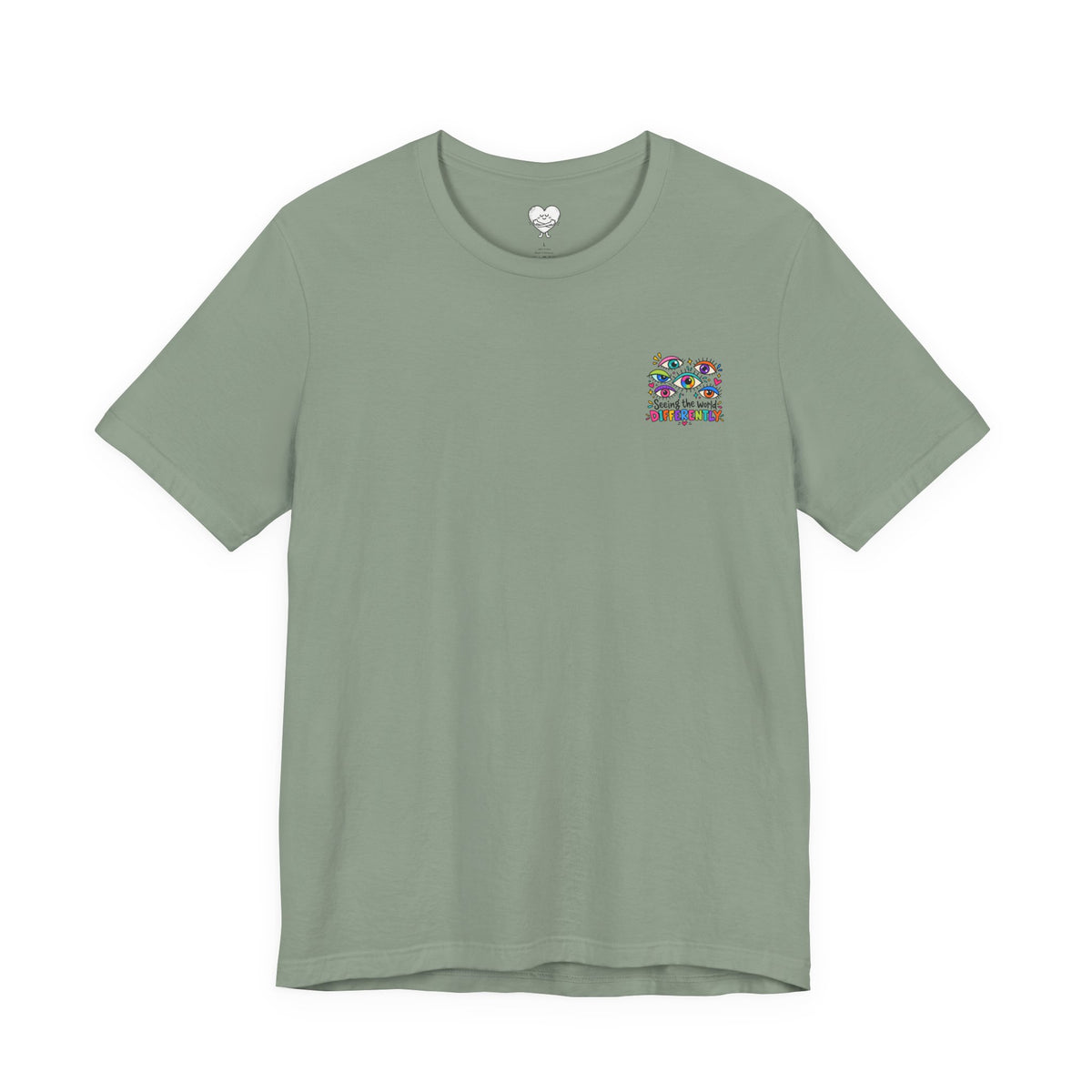 Adult Unisex "Seeing the World Differently" Eye Art T-Shirt