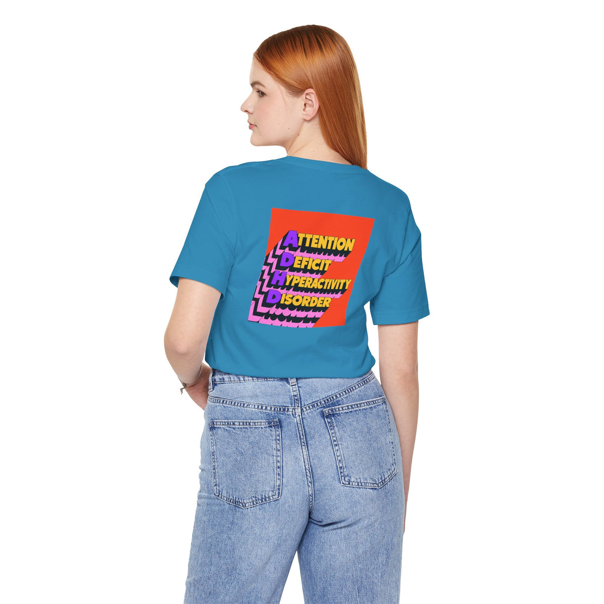 Adult Unisex ADHD Attention Deficit Hyperactivity Disorder Awareness T-Shirt