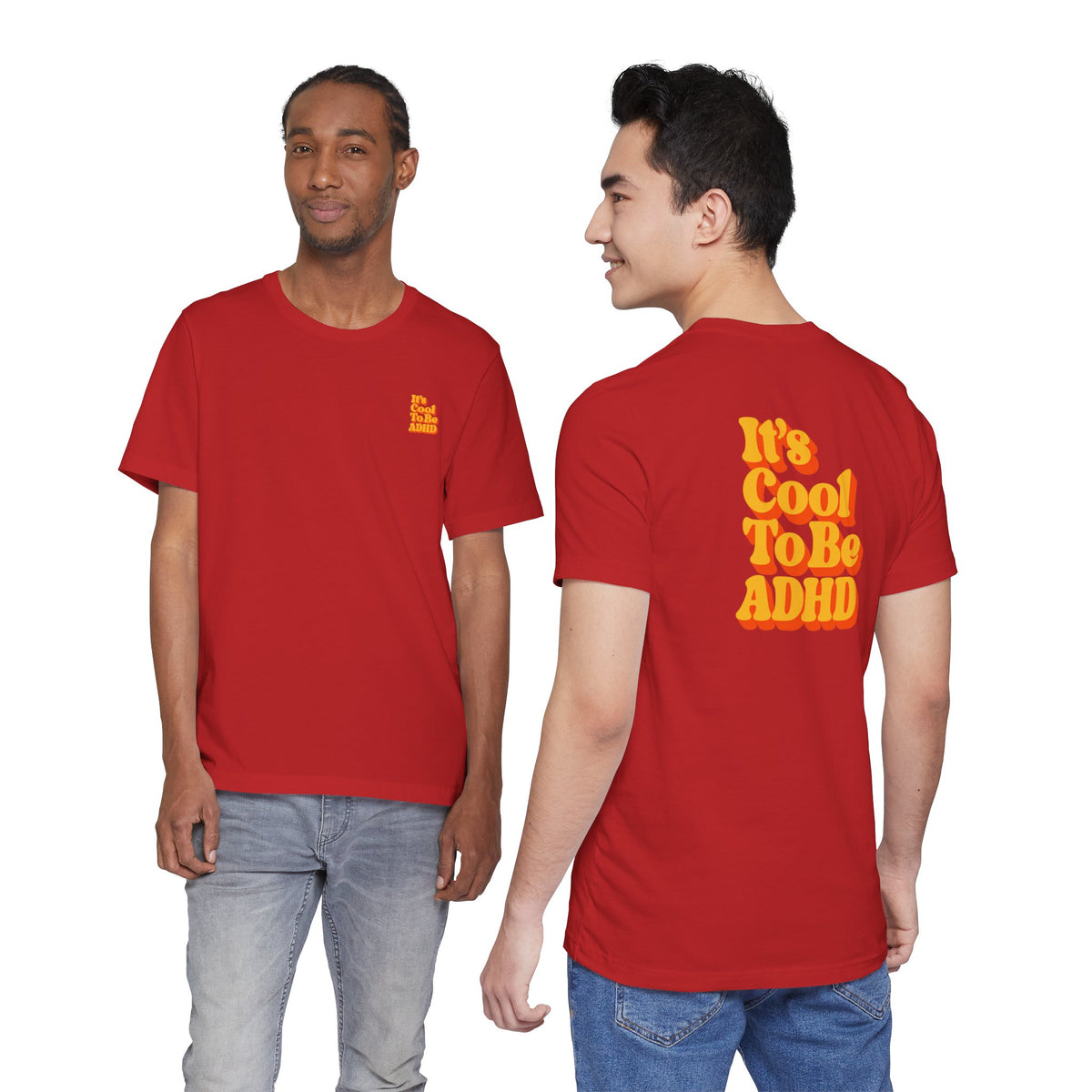 Adult Unisex "It’s Cool To Be ADHD" T-Shirt, Neurodiversity Awareness