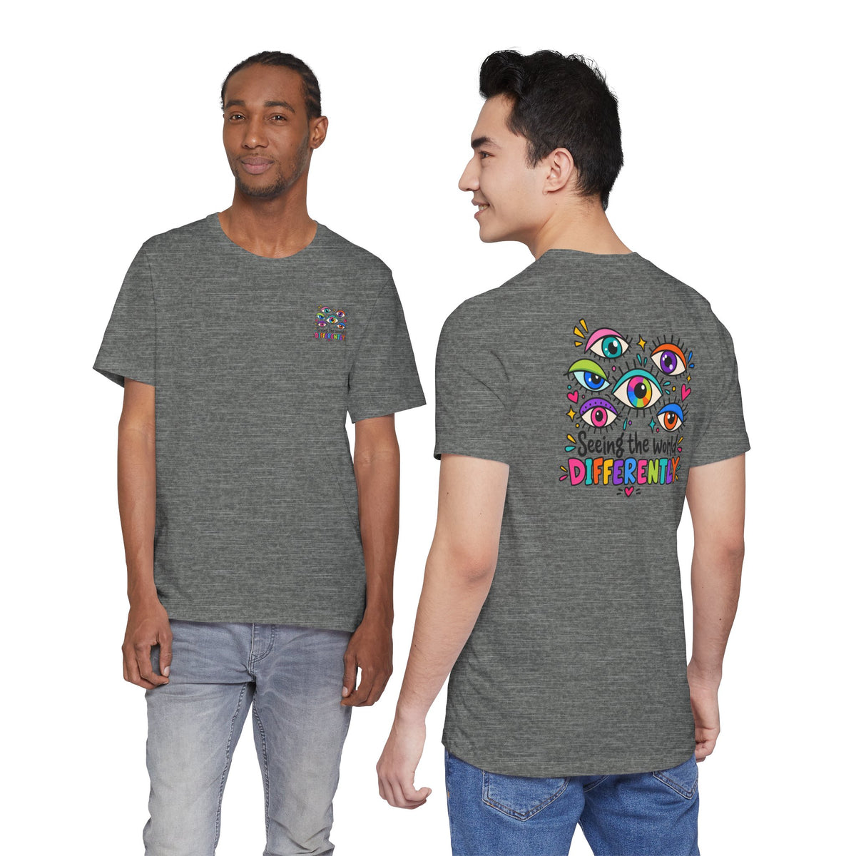Adult Unisex "Seeing the World Differently" Eye Art T-Shirt
