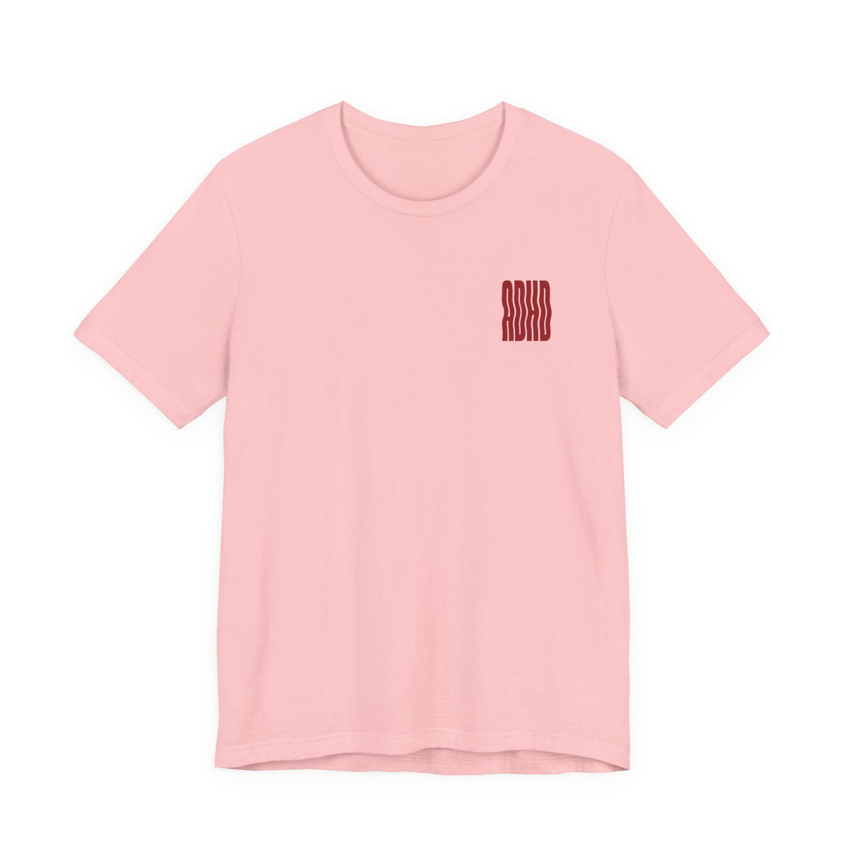 Adult Unisex abstract "ADHD' Wavy Letter Graphic T-Shirt