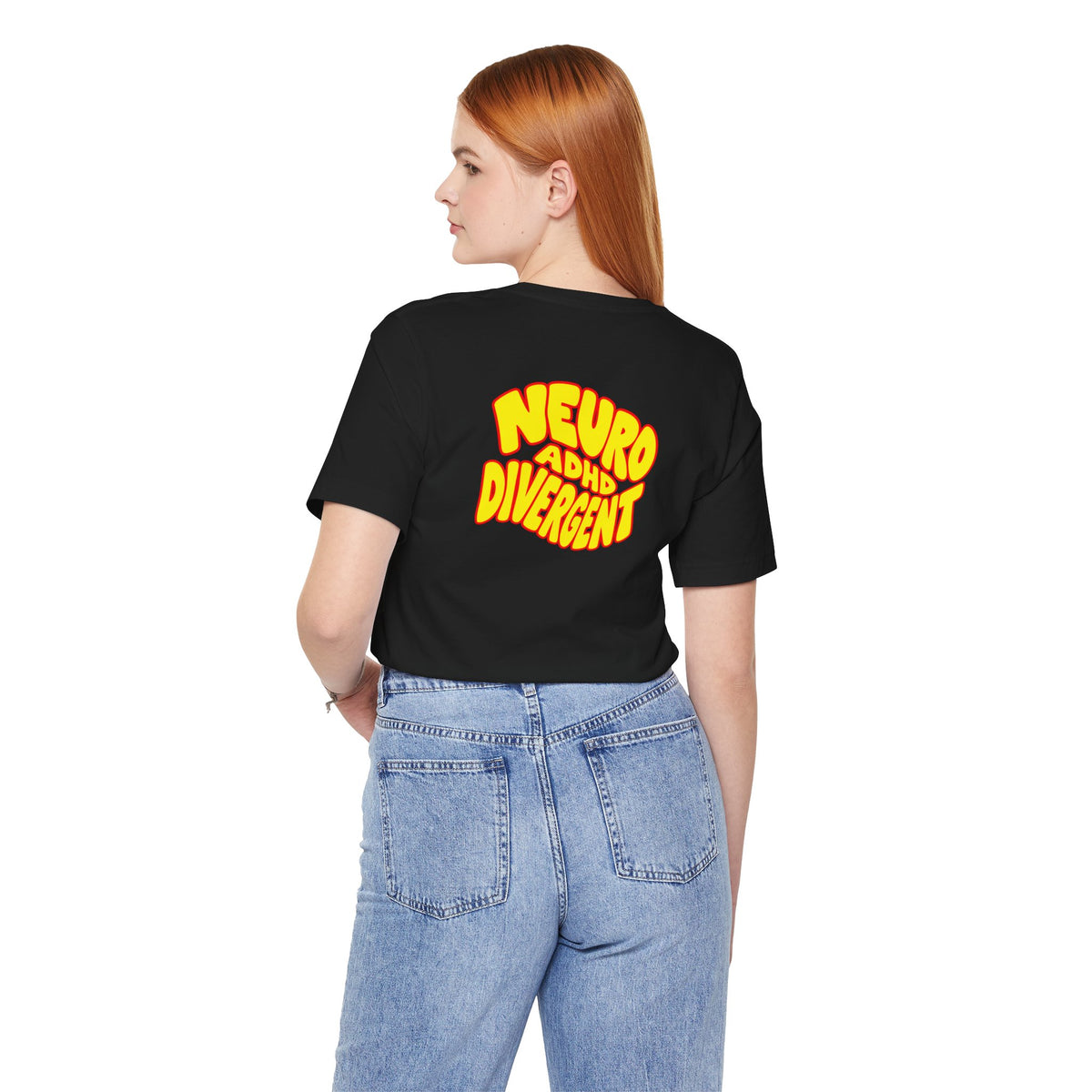 Adult Unisex "Neurodivergent" Typography T-Shirt