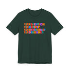 Adult Unisex "ADHD Attention Deficit Hyperactivity Disorder" Text Tee