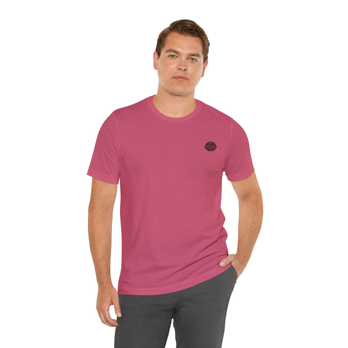Adult Unisex "Neurodivergent" Brain Graphic T-Shirt, Neurodiversity Awareness