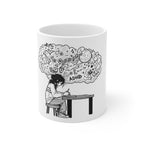 ADHD Creative Mind Illustration Mug | 11oz Ceramic Coffee Cup