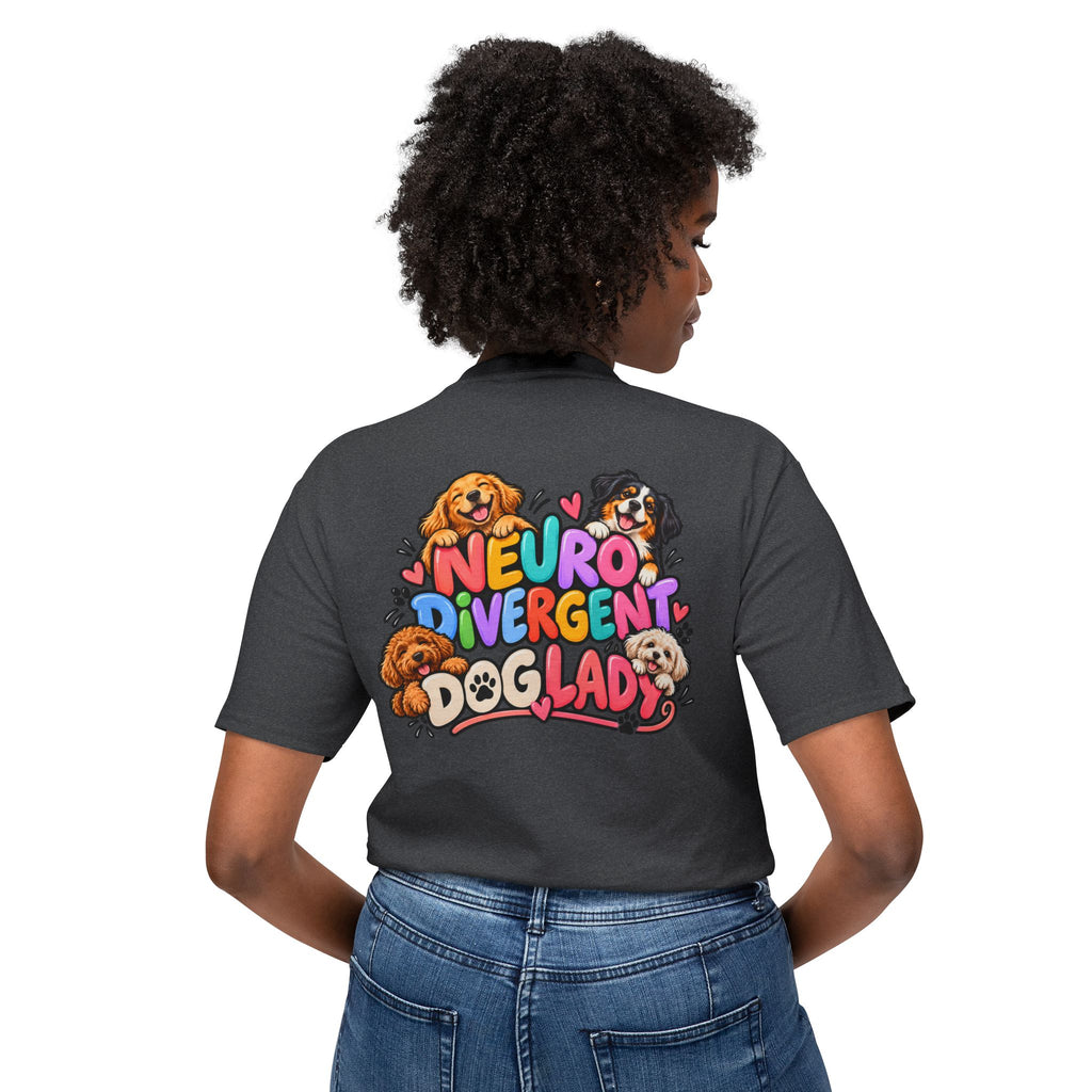 Adult Unisex "Neurodivergent Dog Lady" Graphic T-Shirt
