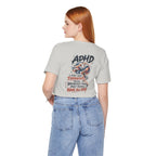 Adult Unisex ADHD Brain T-Shirt, Funny Neurodivergent Typography