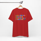 Adult Unisex "ADHD Attention Deficit Hyperactivity Disorder" Text Tee
