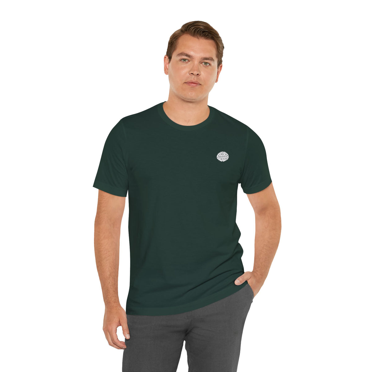 Adult Unisex "Neurodivergent" Brain Graphic T-Shirt, Neurodiversity Awareness