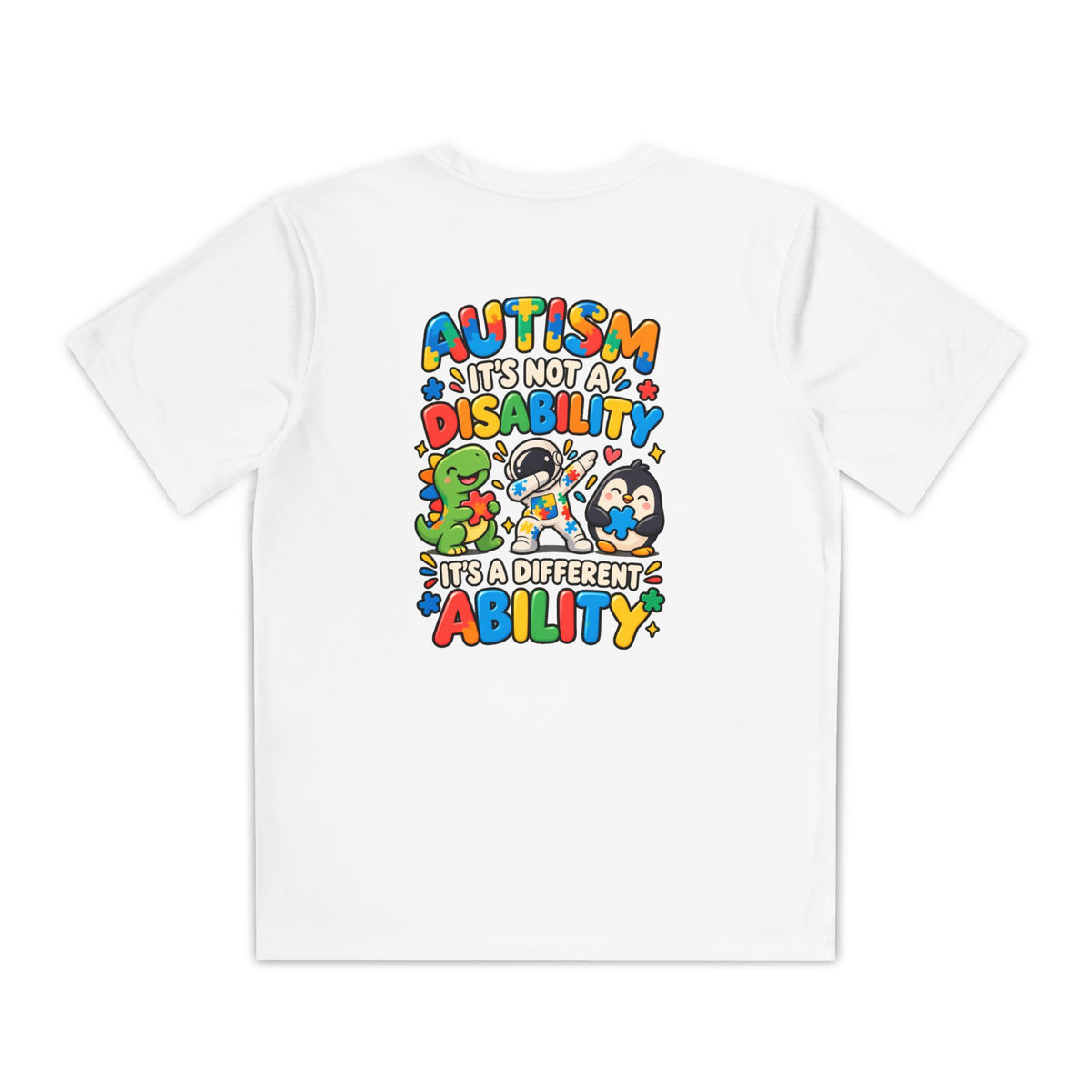 Youth  "Autism Is Not a Disability Different Ability" T-Shirt