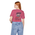 Adult Unisex ADHD Brain T-Shirt, Funny Neurodivergent Typography