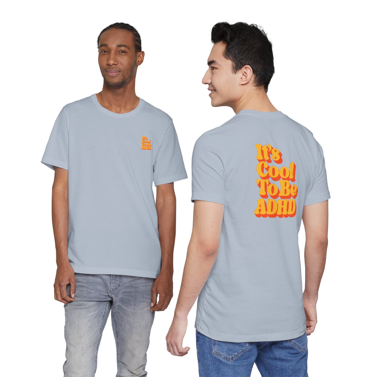Adult Unisex "It’s Cool To Be ADHD" T-Shirt, Neurodiversity Awareness