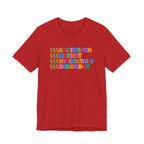 Adult Unisex "ADHD Attention Deficit Hyperactivity Disorder" Text Tee