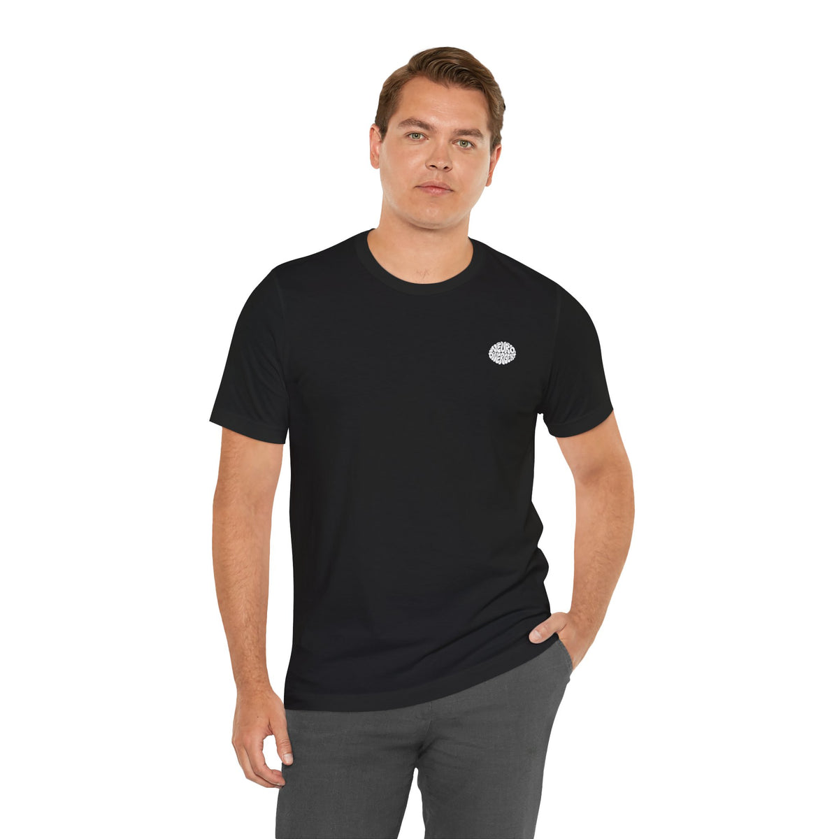 Adult Unisex "Neurodivergent" Brain Graphic T-Shirt, Neurodiversity Awareness