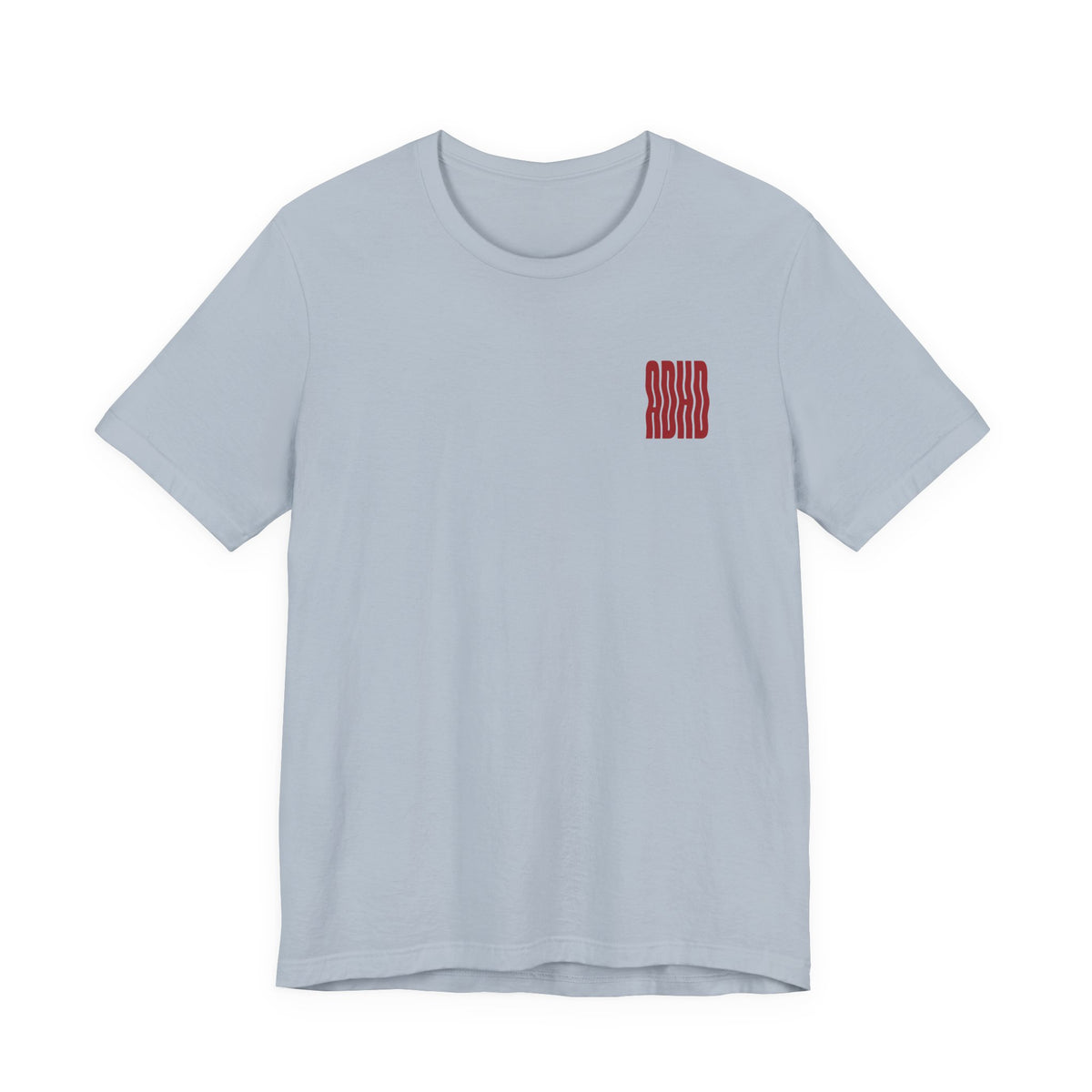 Adult Unisex abstract "ADHD' Wavy Letter Graphic T-Shirt