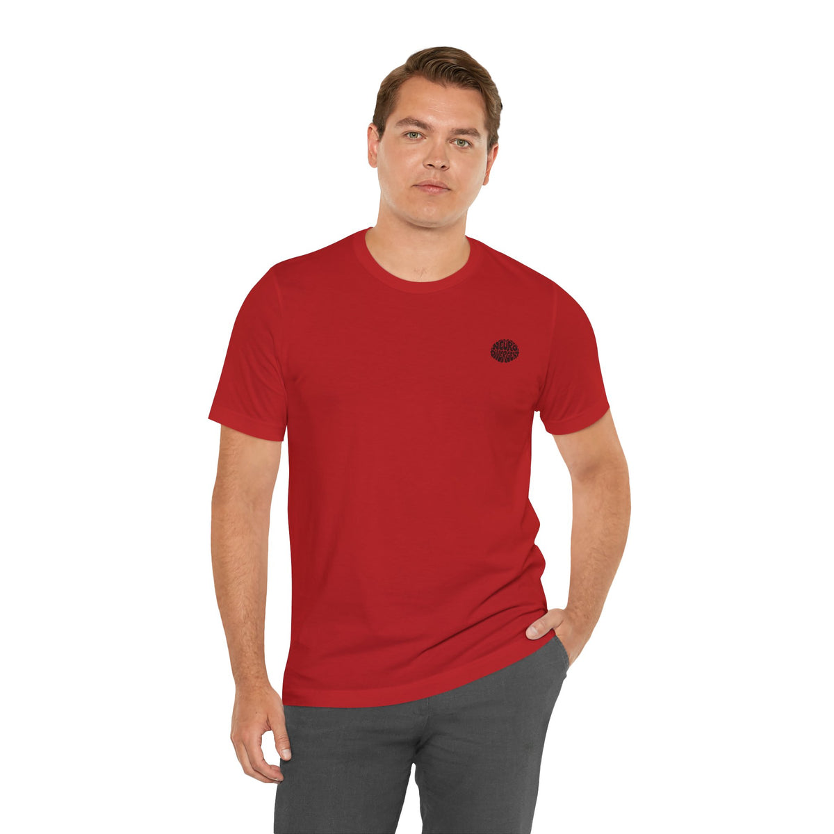 Adult Unisex "Neurodivergent" Brain Graphic T-Shirt, Neurodiversity Awareness
