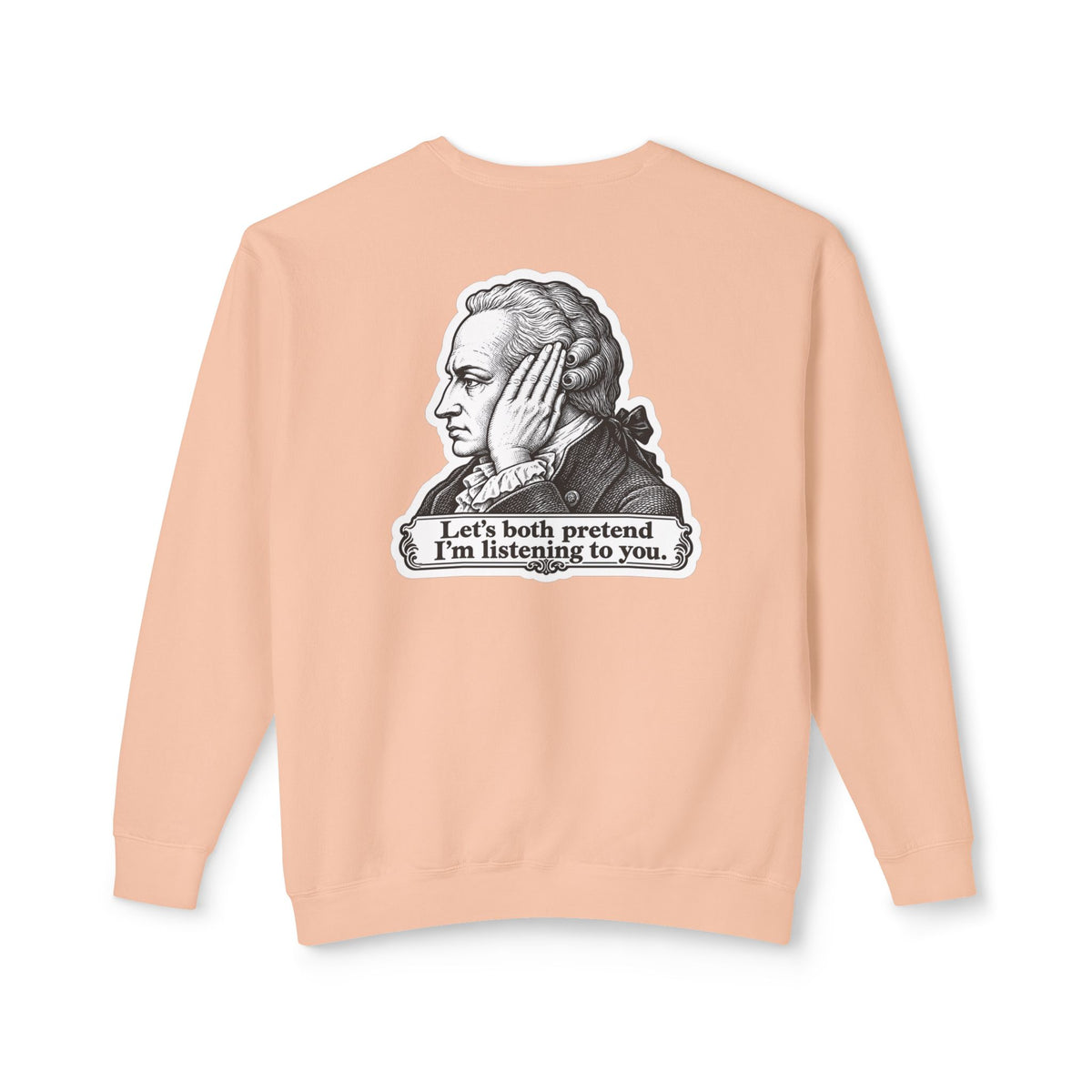 Adult Unisex "I Just Kant" Alexander Hamilton Sweatshirt, History Design