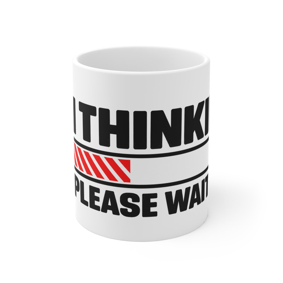 Think I’m Turning Around Please Wait Funny Traffic Sign Mug
