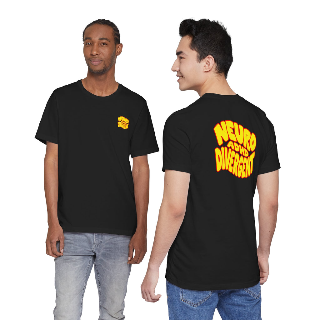 Adult Unisex "Neurodivergent" Typography T-Shirt