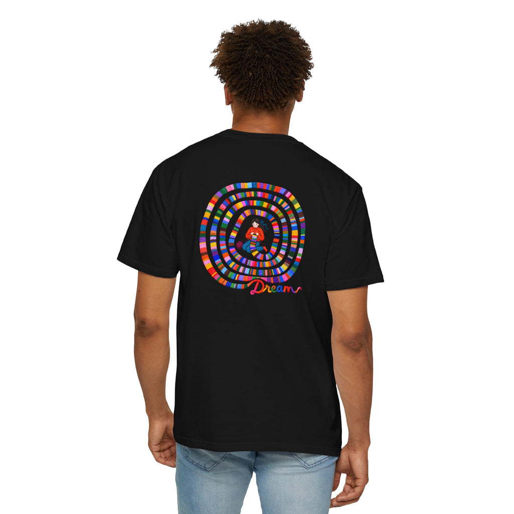 Adult Unisex Colourful Spiral Dream Graphic T-Shirt