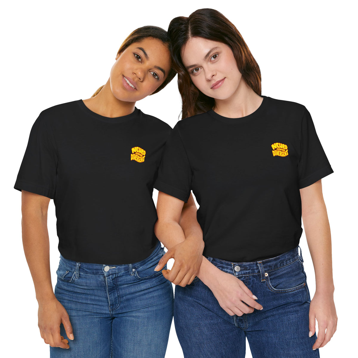 Adult Unisex "Neurodivergent" Typography T-Shirt