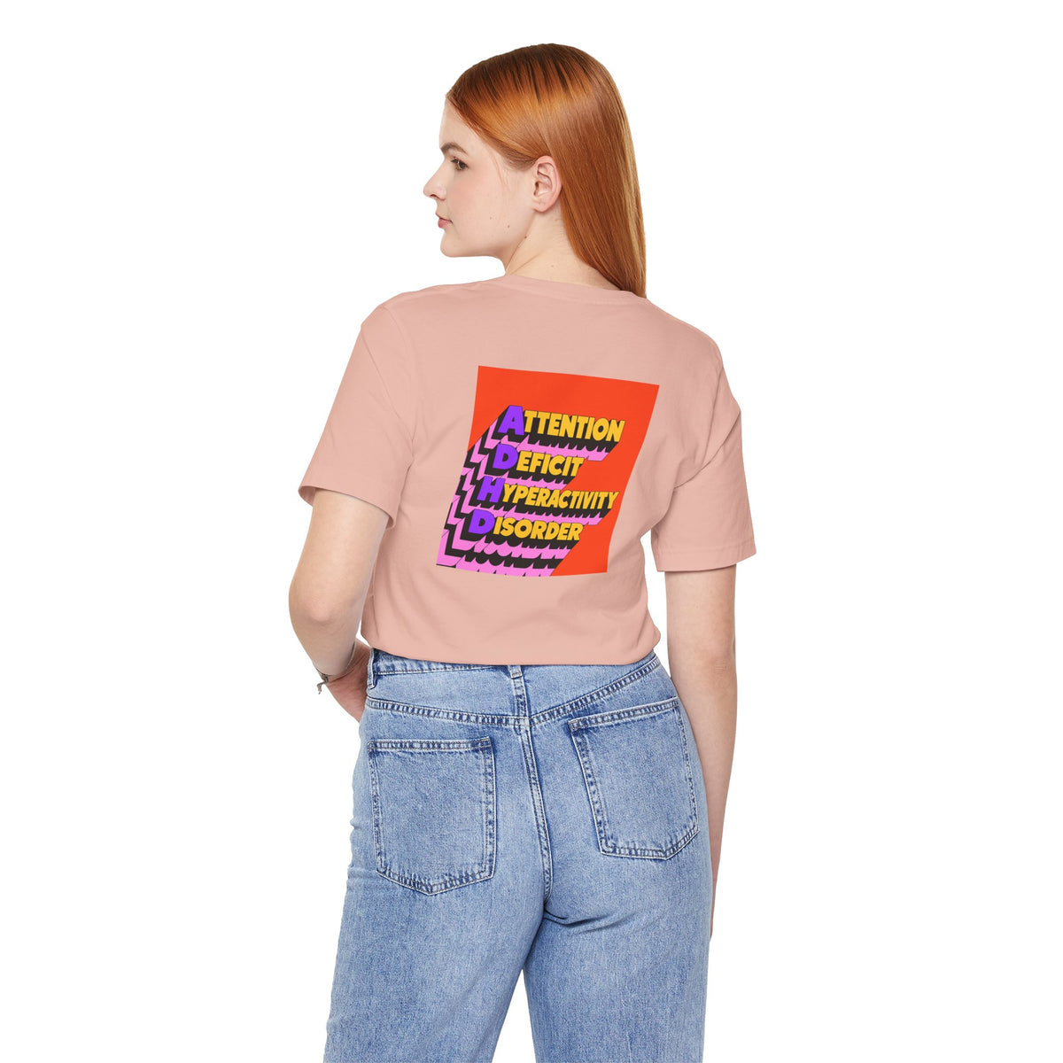 Adult Unisex ADHD Attention Deficit Hyperactivity Disorder Awareness T-Shirt