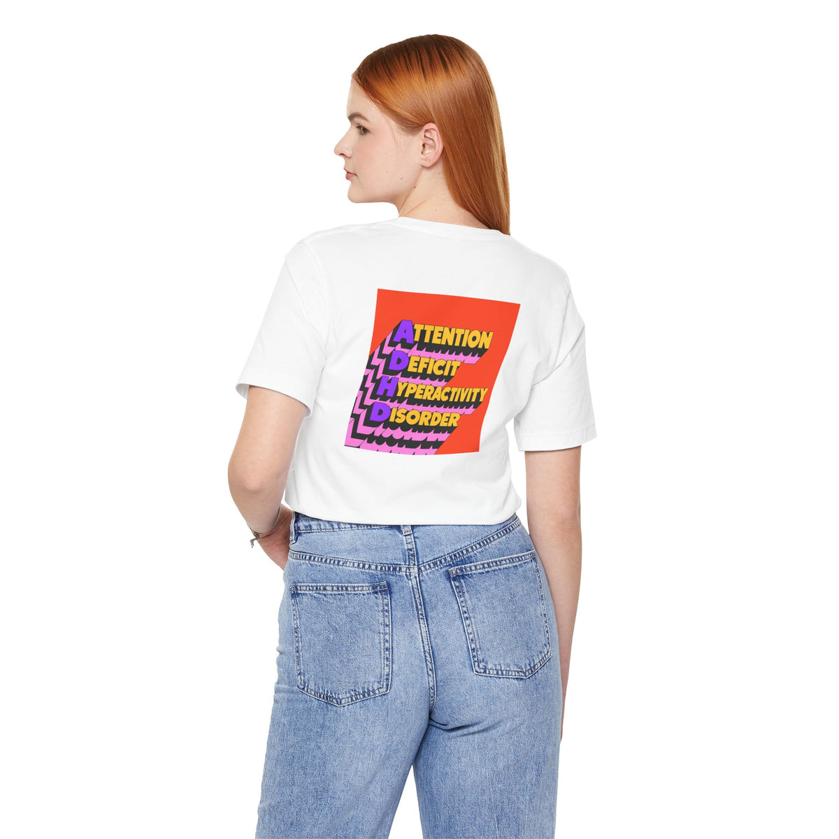 Adult Unisex ADHD Attention Deficit Hyperactivity Disorder Awareness T-Shirt