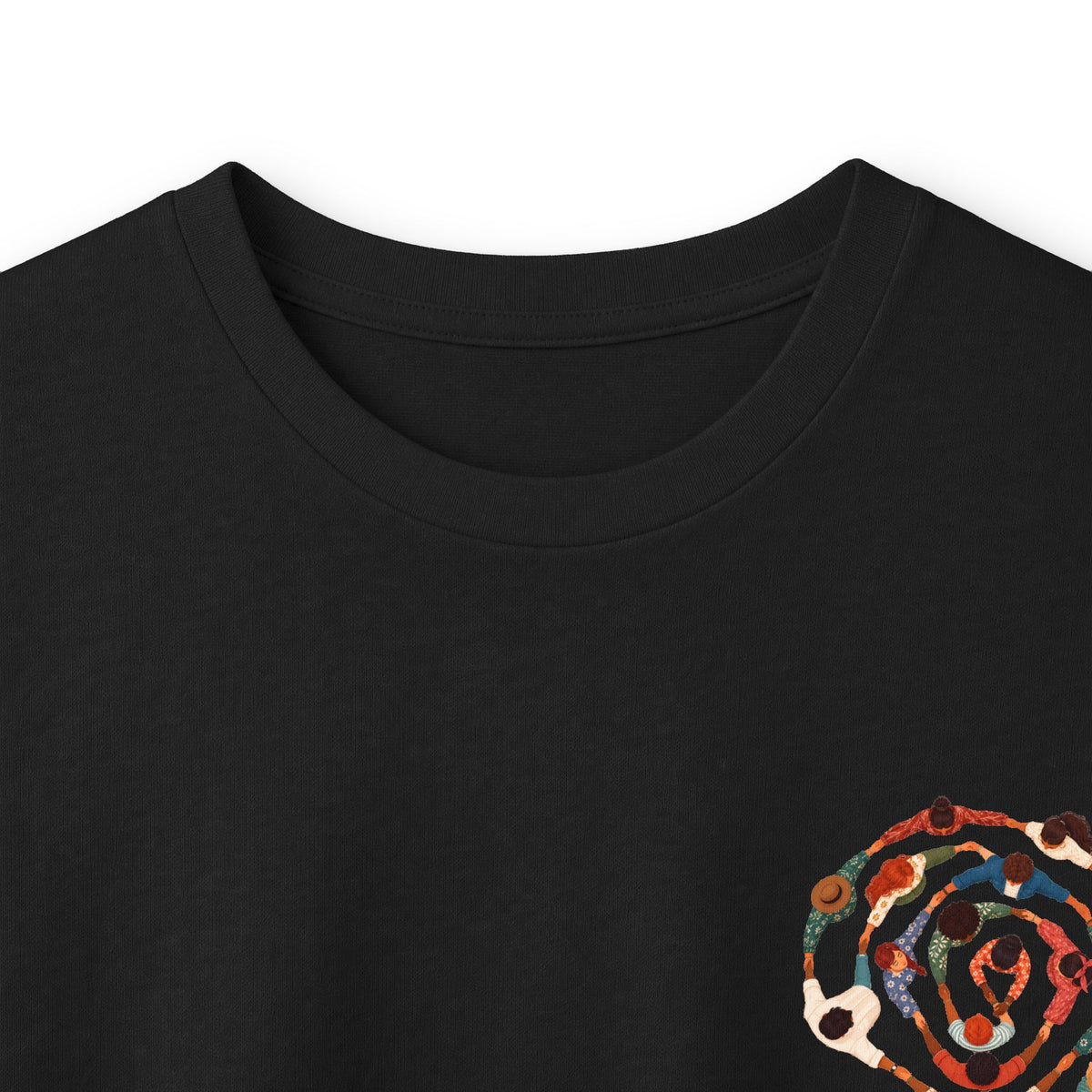 Adult Unisex Abstract Colourful Artwork Long Sleeve Tee