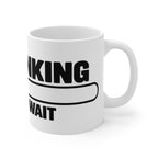 Think I’m Turning Around Please Wait Funny Traffic Sign Mug