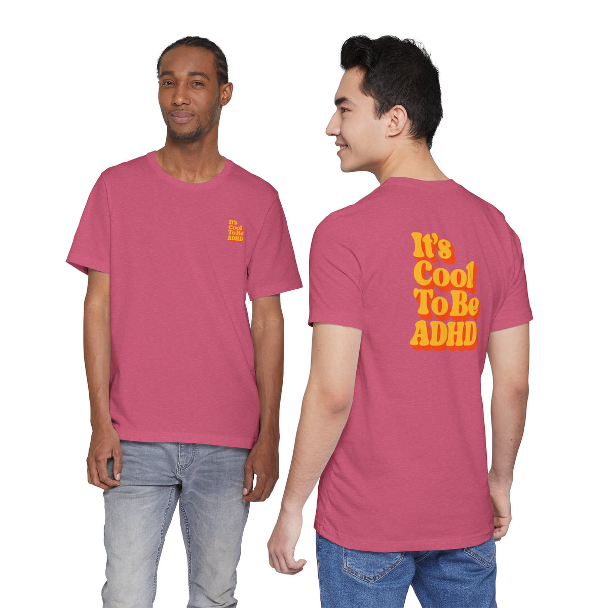 Adult Unisex "It’s Cool To Be ADHD" T-Shirt, Neurodiversity Awareness
